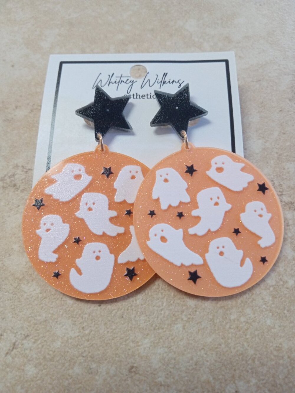 Halloween acrylic stud earrings-ww059